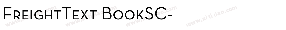 FreightText BookSC字体转换